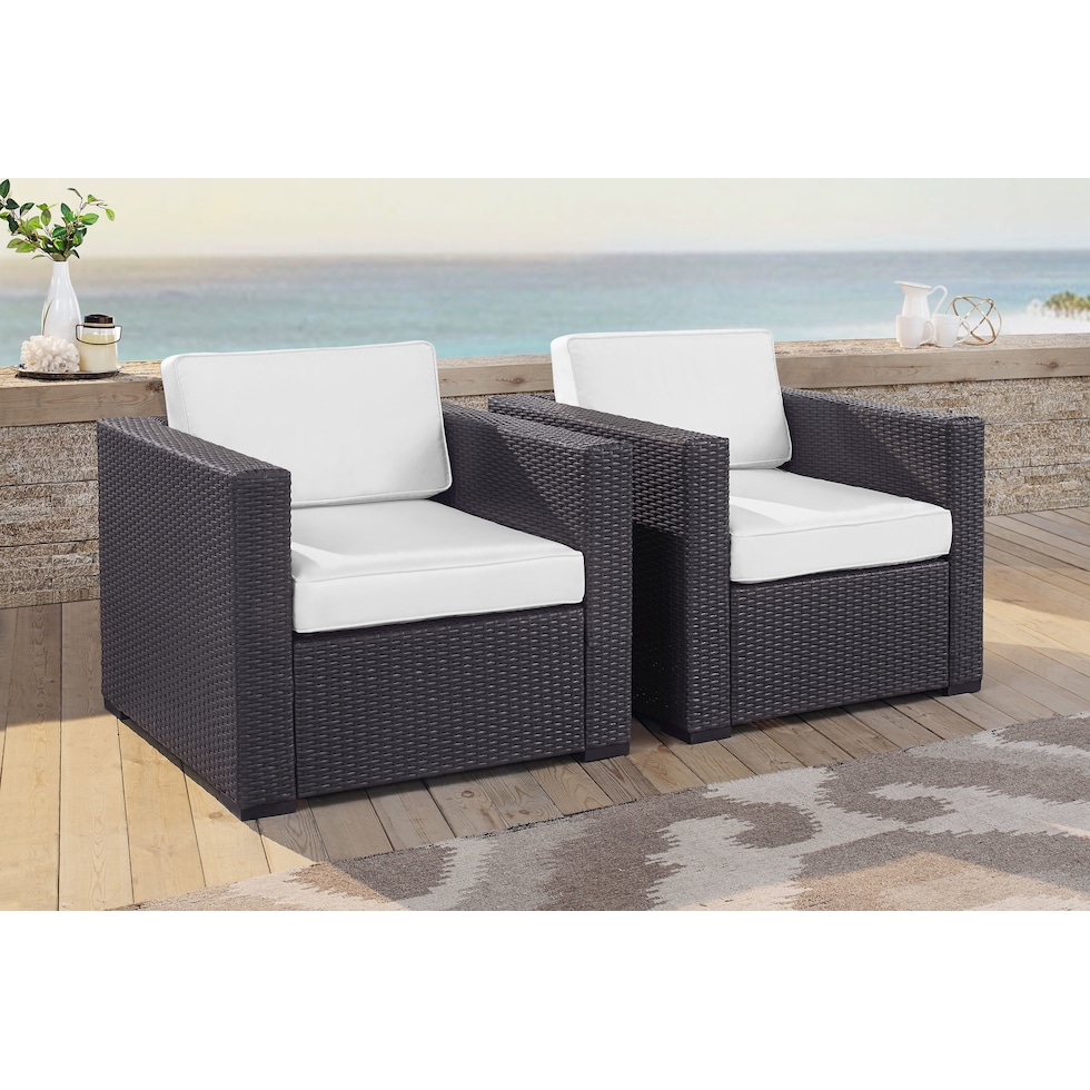 isla white outdoor chair   