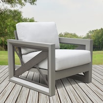 islander gray outdoor chair   