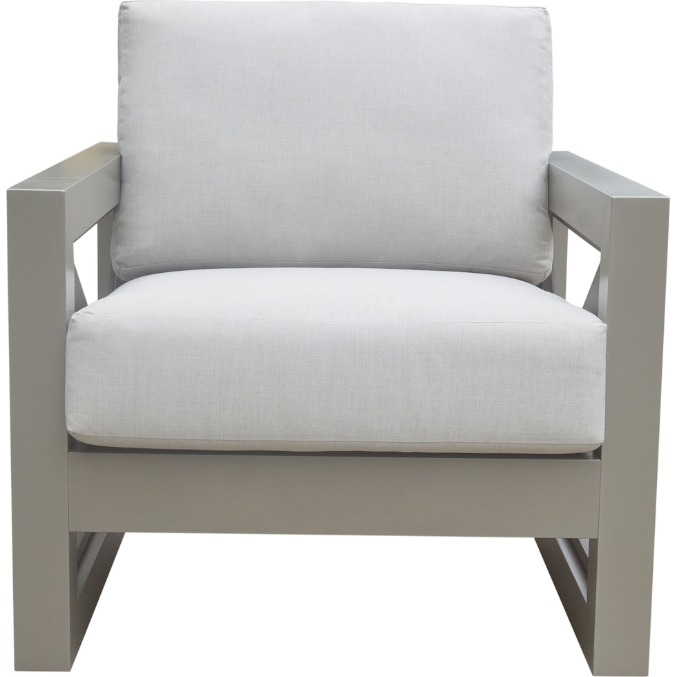 islander gray outdoor chair   