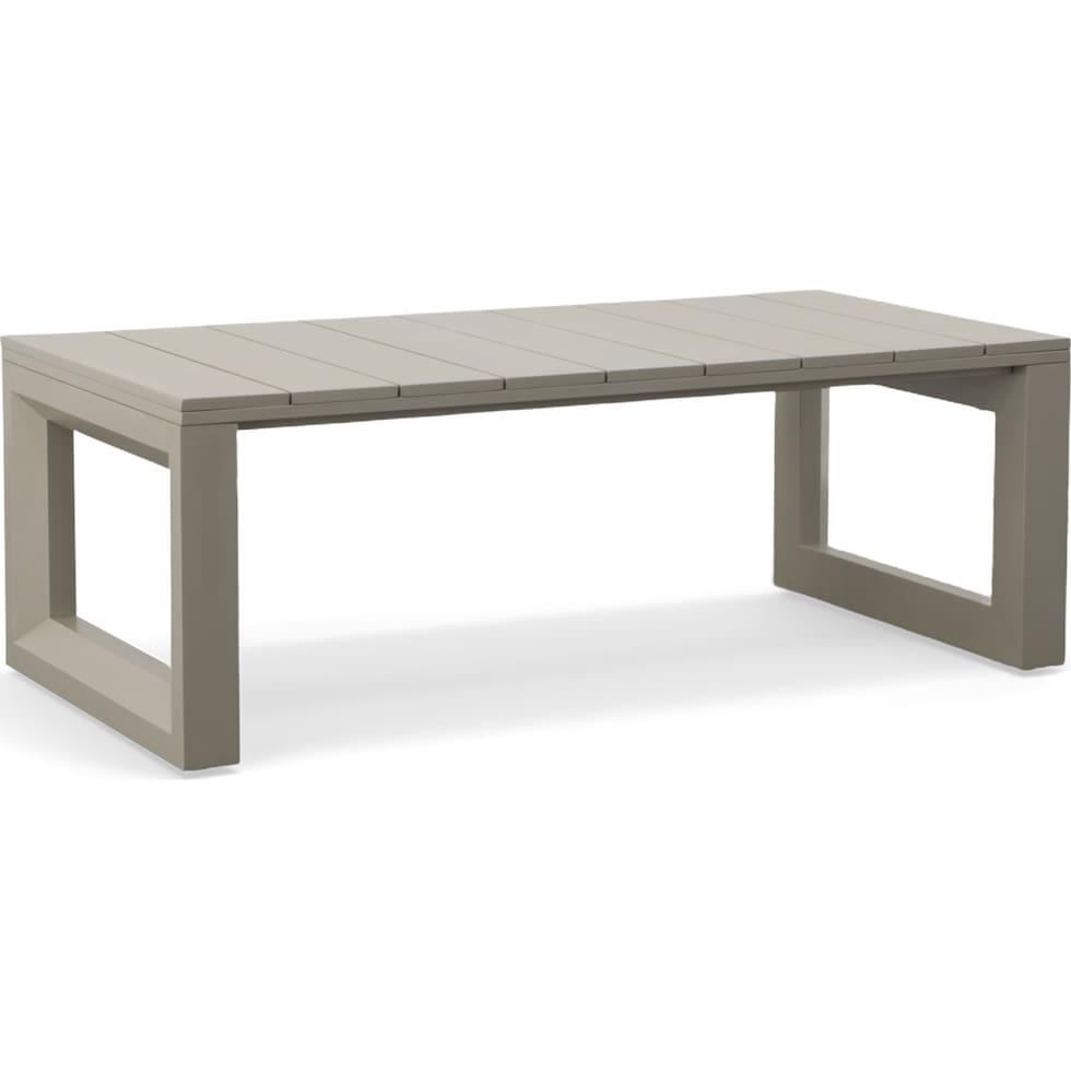 islander gray outdoor coffee table   