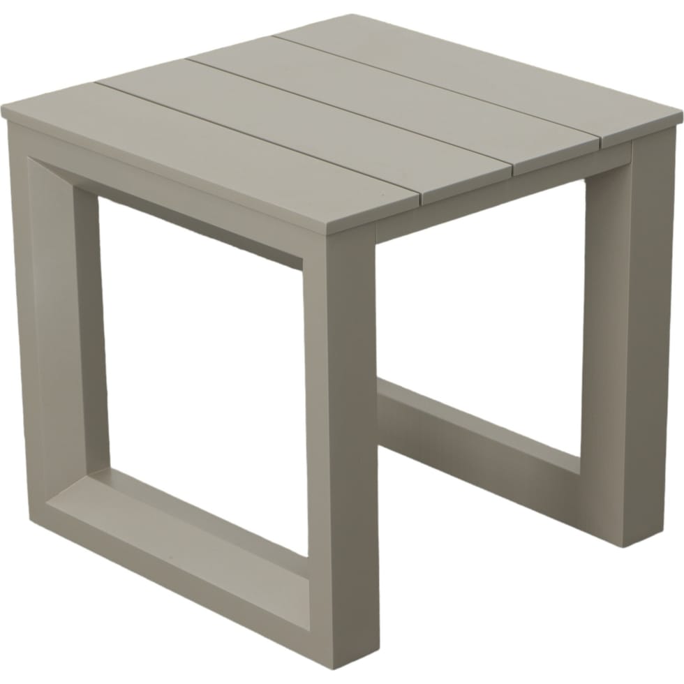 islander gray outdoor end table   