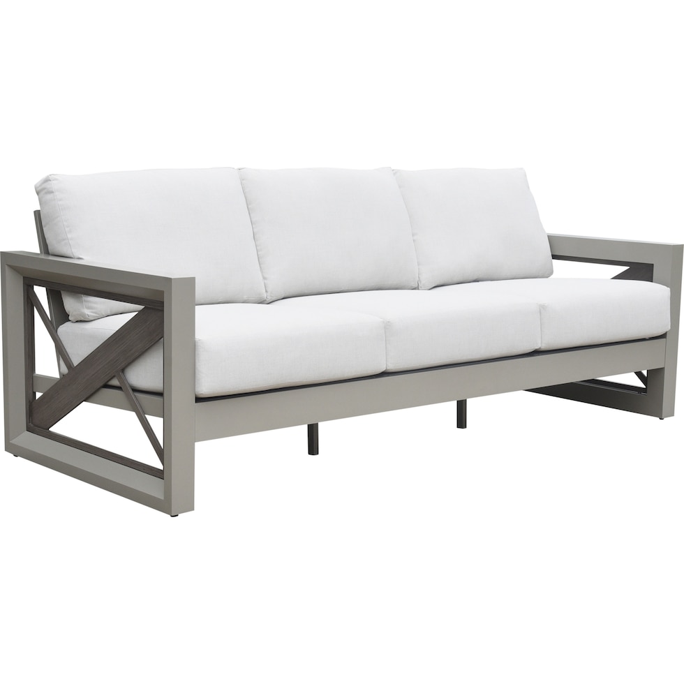 islander gray outdoor sofa   