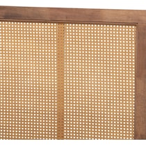 isolde dark brown king bed   