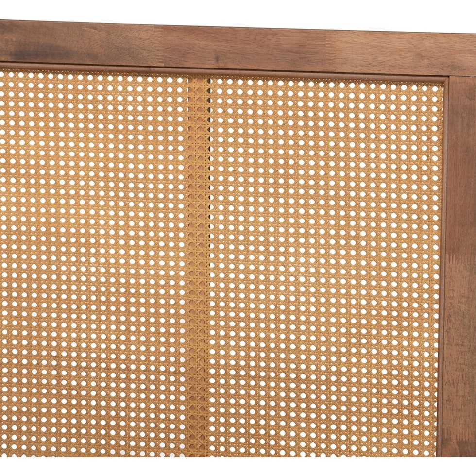 isolde dark brown king bed   