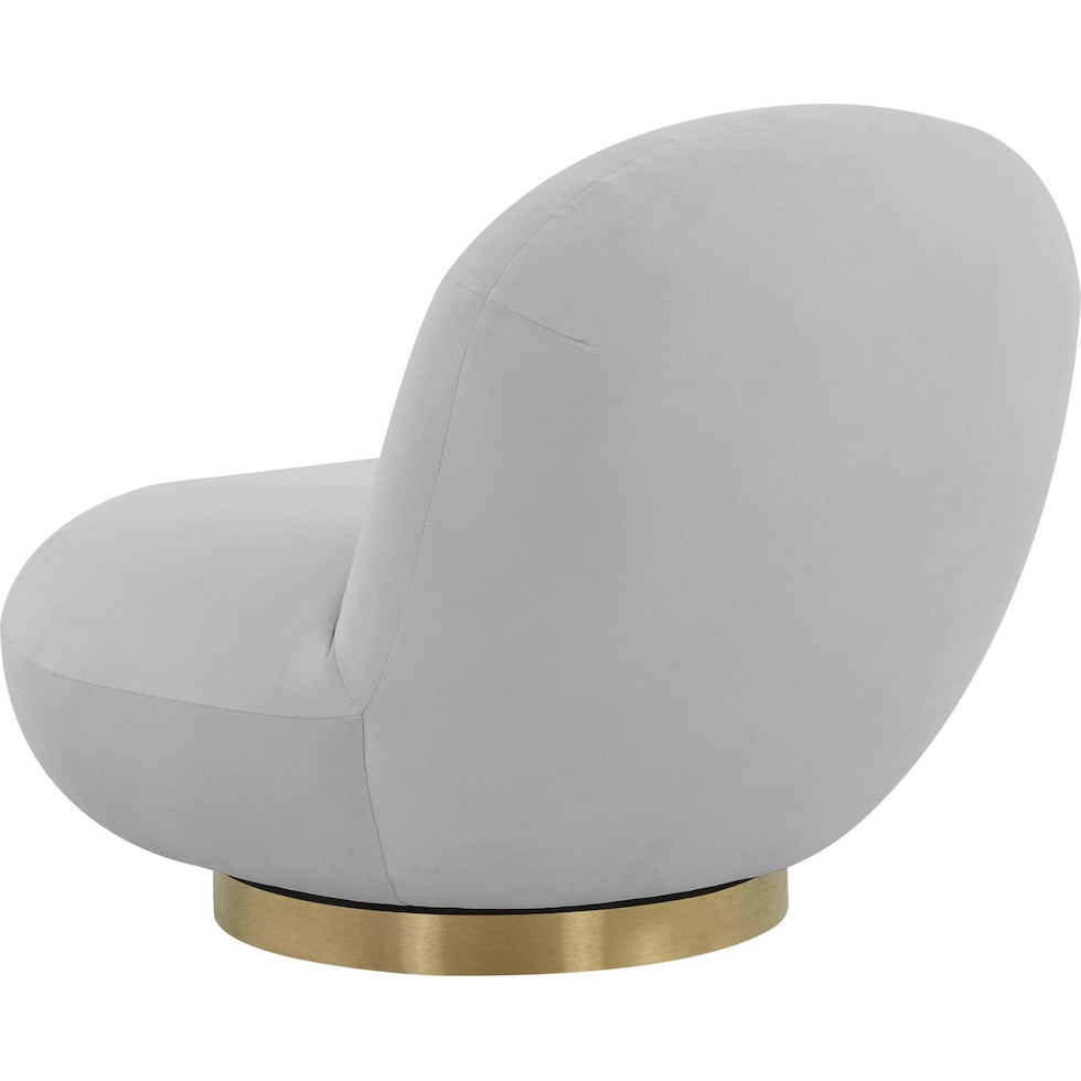 issey gray accent chair   