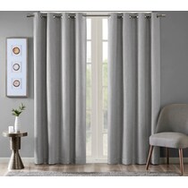 ithaca gray window panel   