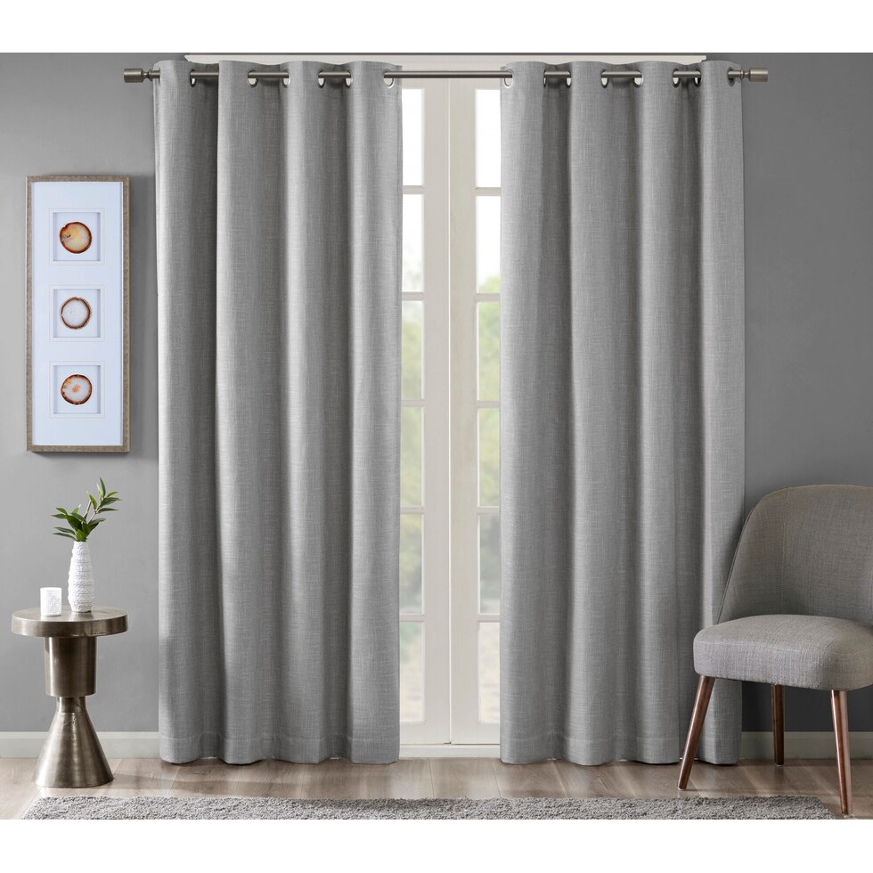 ithaca gray window panel   