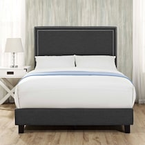 itzel gray full bed   