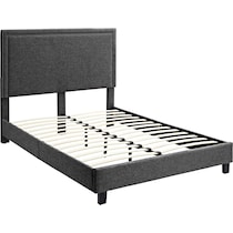 itzel gray full bed   