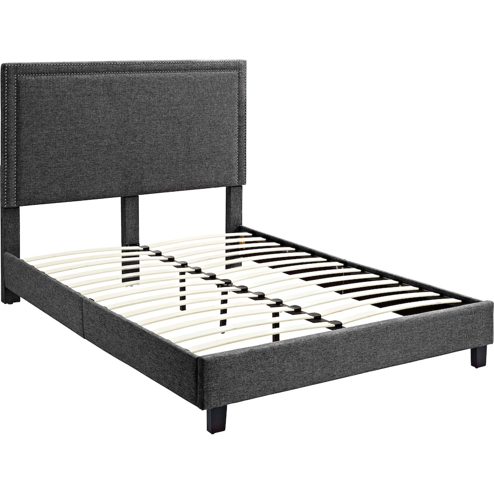 itzel gray full bed   