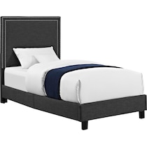 itzel gray twin bed   