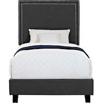 itzel gray twin bed   