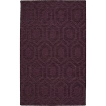 ives purple area rug  x    