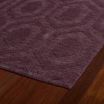 ives purple area rug  x    