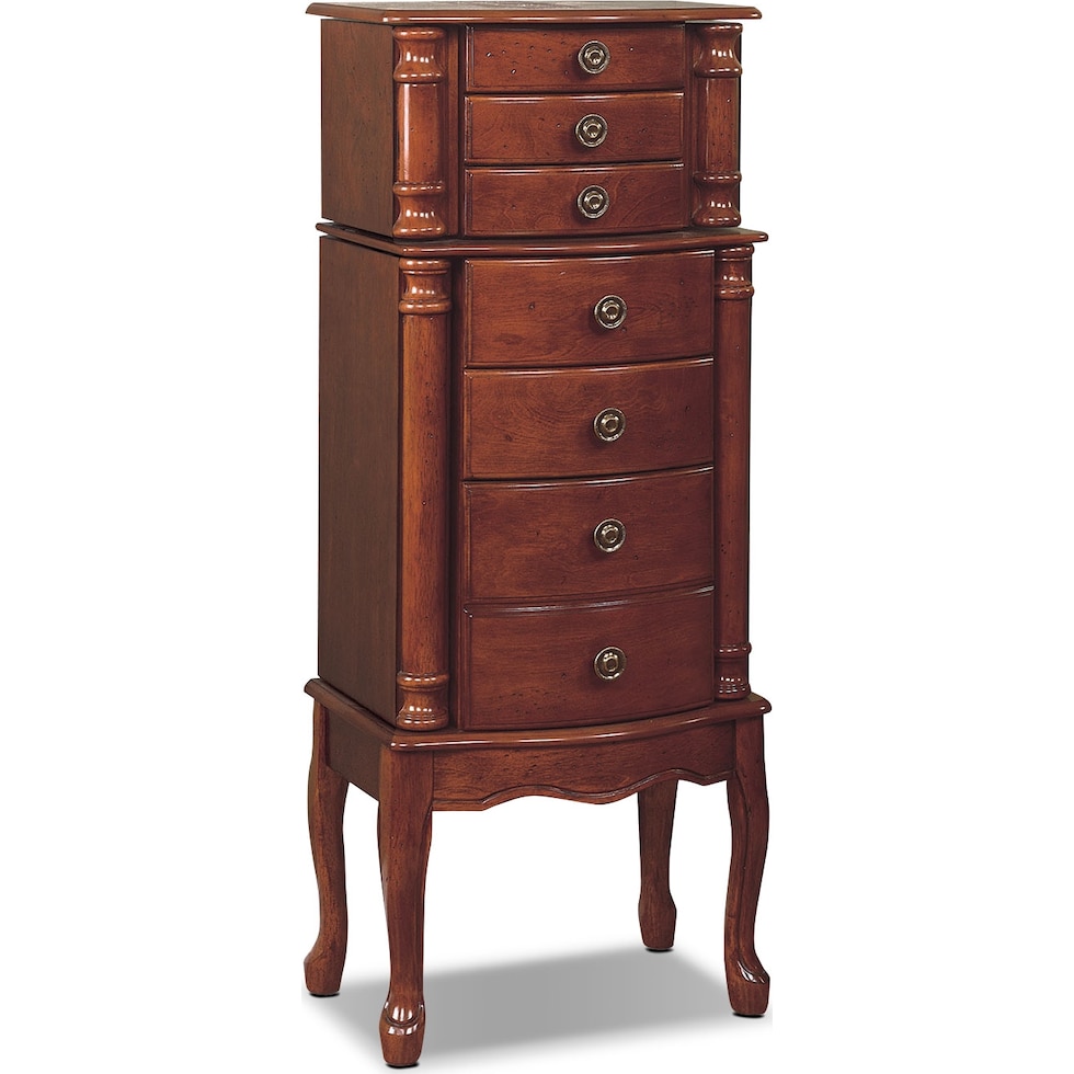 ivy dark brown jewelry armoire   