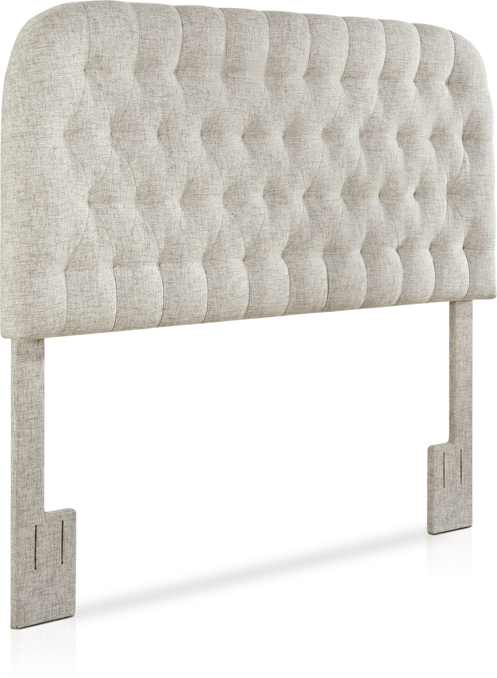 Ivy King Upholstered Headboard Gray Value City Furniture   Ivy Gray King Headboard 2744627 795706 