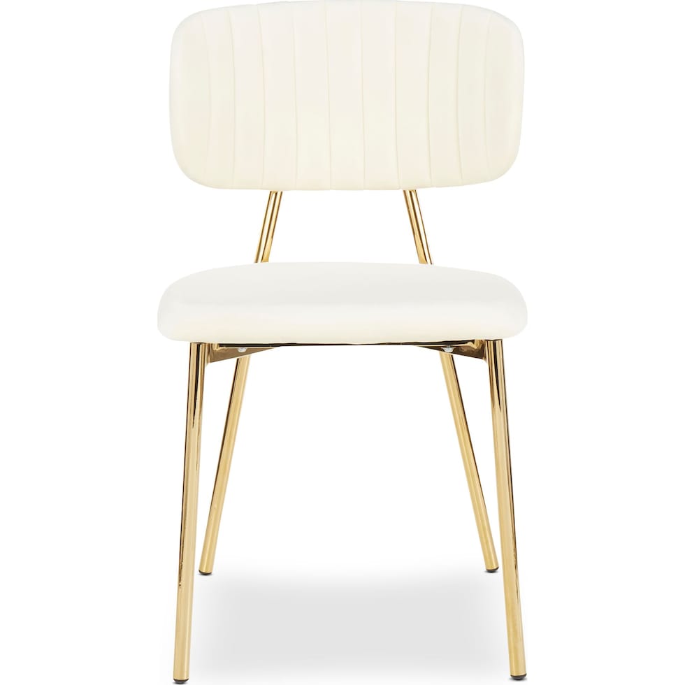 ivy white dining chair   