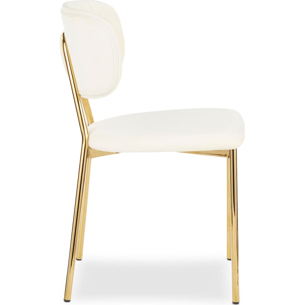 ivy white dining chair   