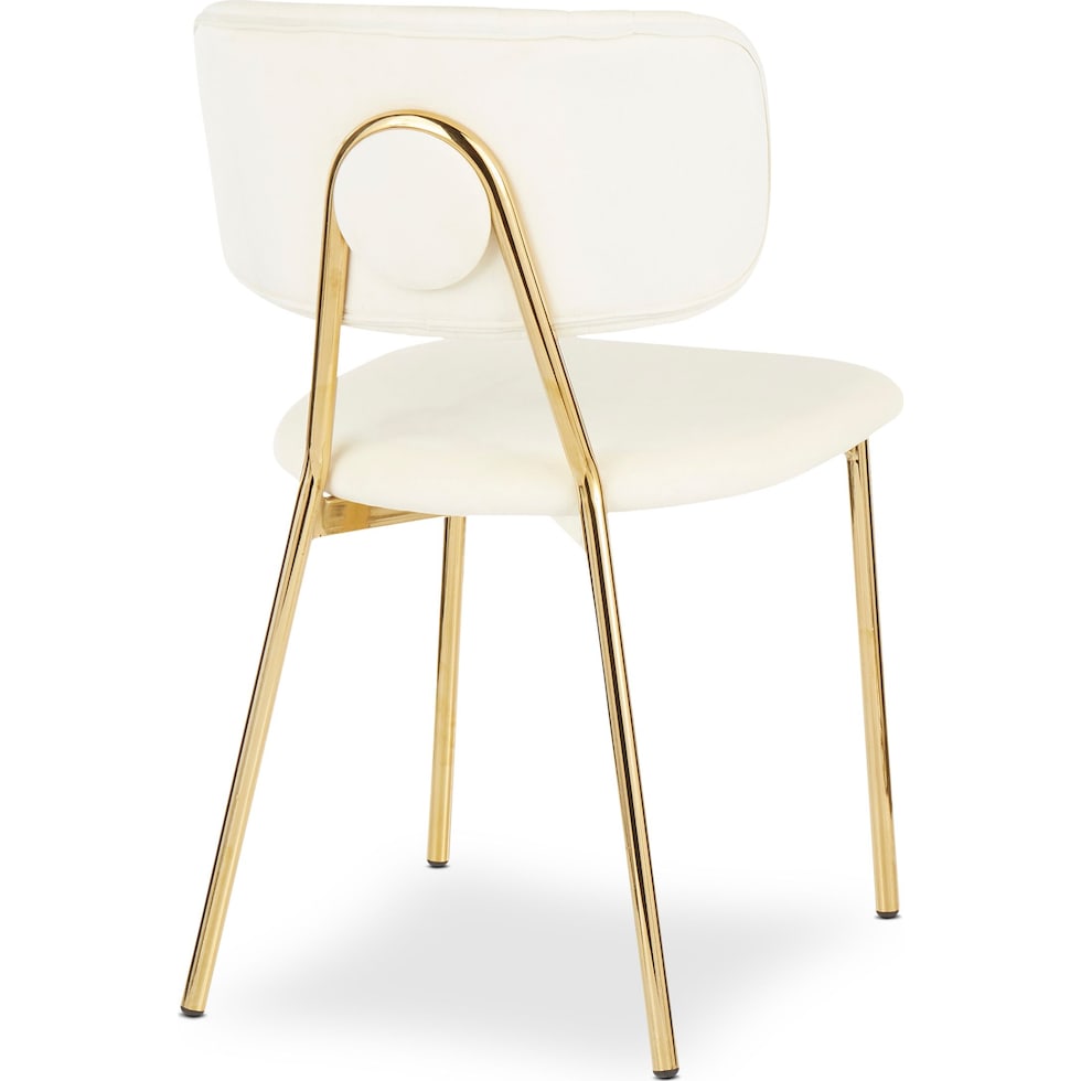 ivy white dining chair   