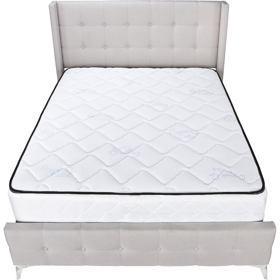 jace neutral queen bed   