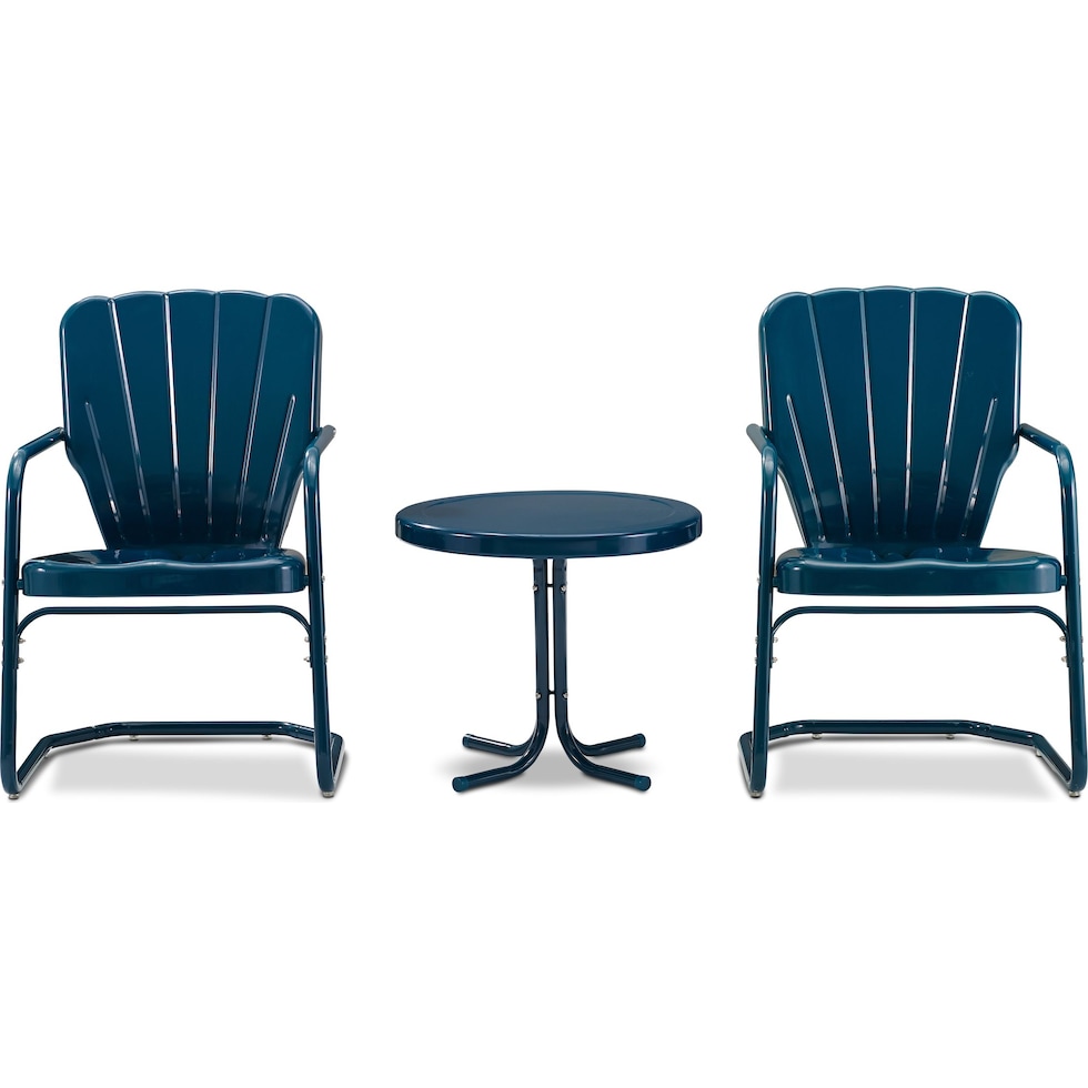 jack blue outdoor chair set   