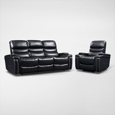 Jackson Triple-Power Reclining Sofa and Recliner Set