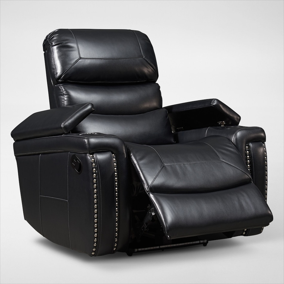 jackson black  pc manual reclining living room   