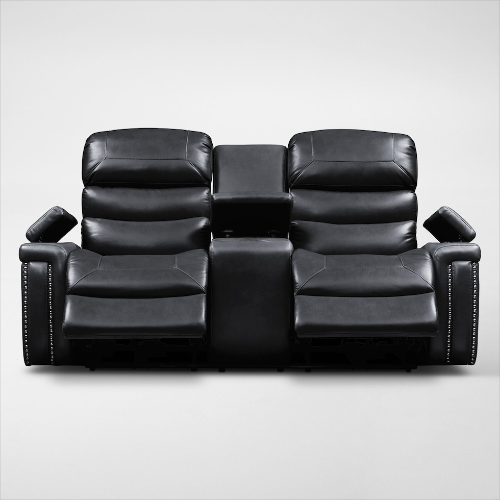 jackson black loveseat web   