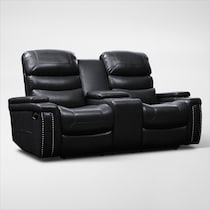 jackson black loveseat web   