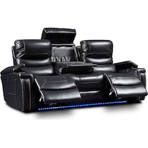 jackson black power reclining sofa   