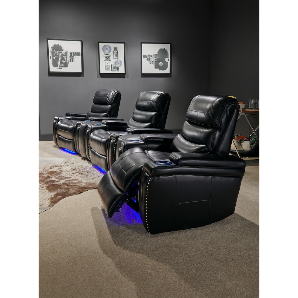 jackson black sectional   