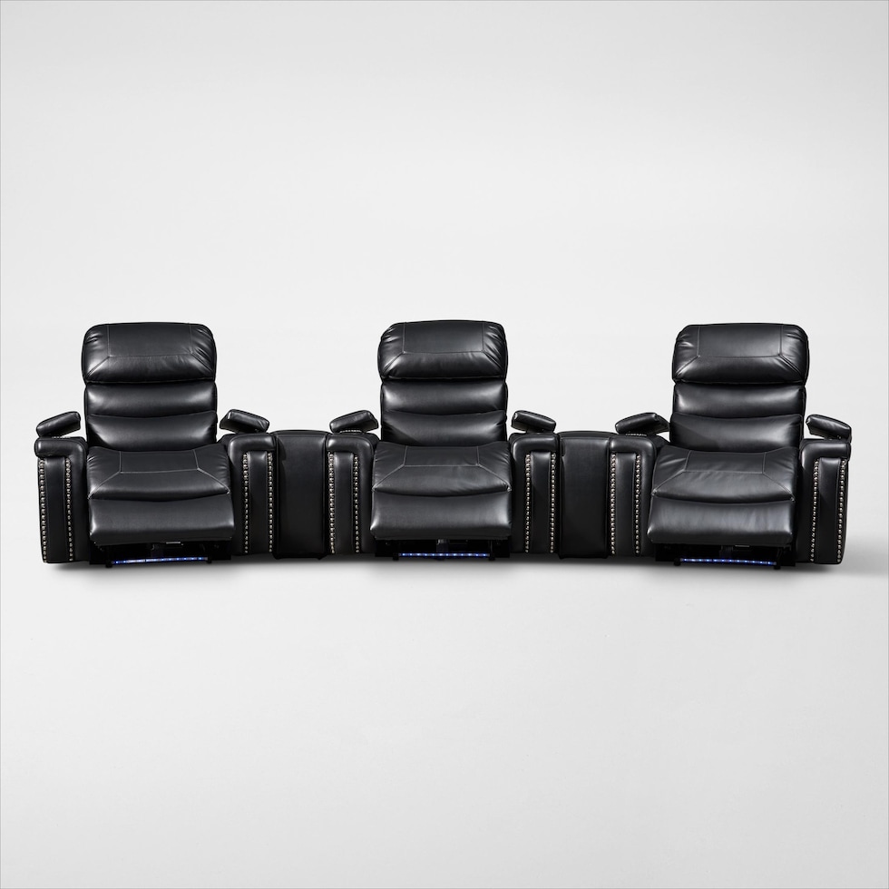 jackson black sectional   