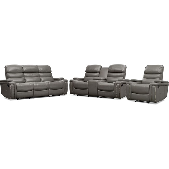 Living Room Furniture - Jackson Manual Reclining Sofa, Loveseat, and Recliner