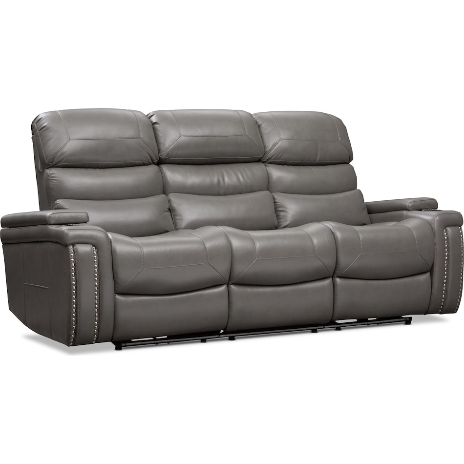 jackson gray  pc power reclining living room   
