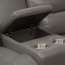 jackson gray loveseat   