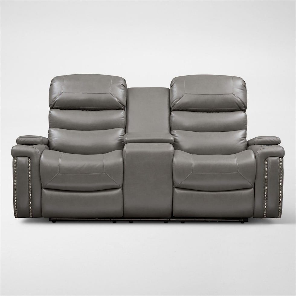 jackson gray loveseat   
