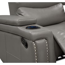 jackson gray manual recliner   