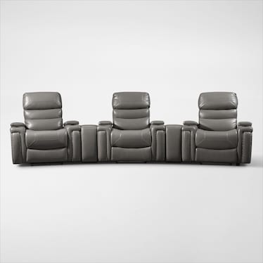 Jackson 5-Piece Manual Reclining Home Theater Sectional