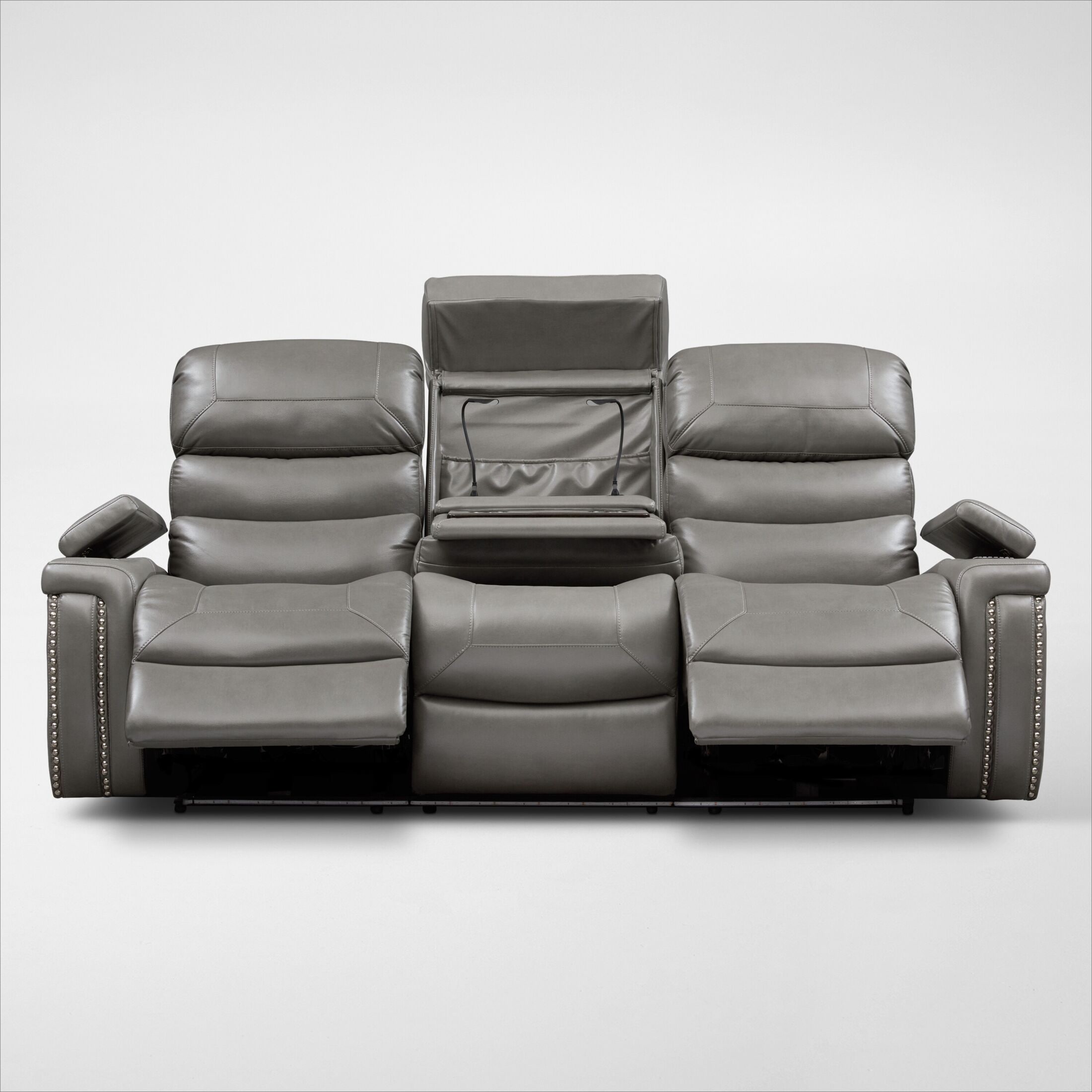 PFC③ Jackson Triple-Power Reclining Sofa - Gray | Value City