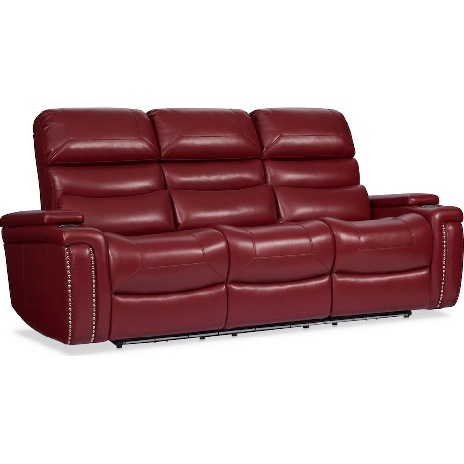 jackson red  pc power reclining living room   