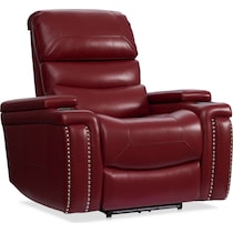 jackson red power recliner   