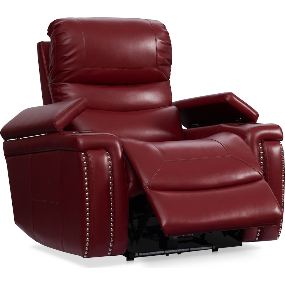 jackson red power recliner   