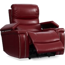 jackson red recliner   