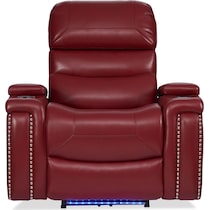 jackson red recliner   