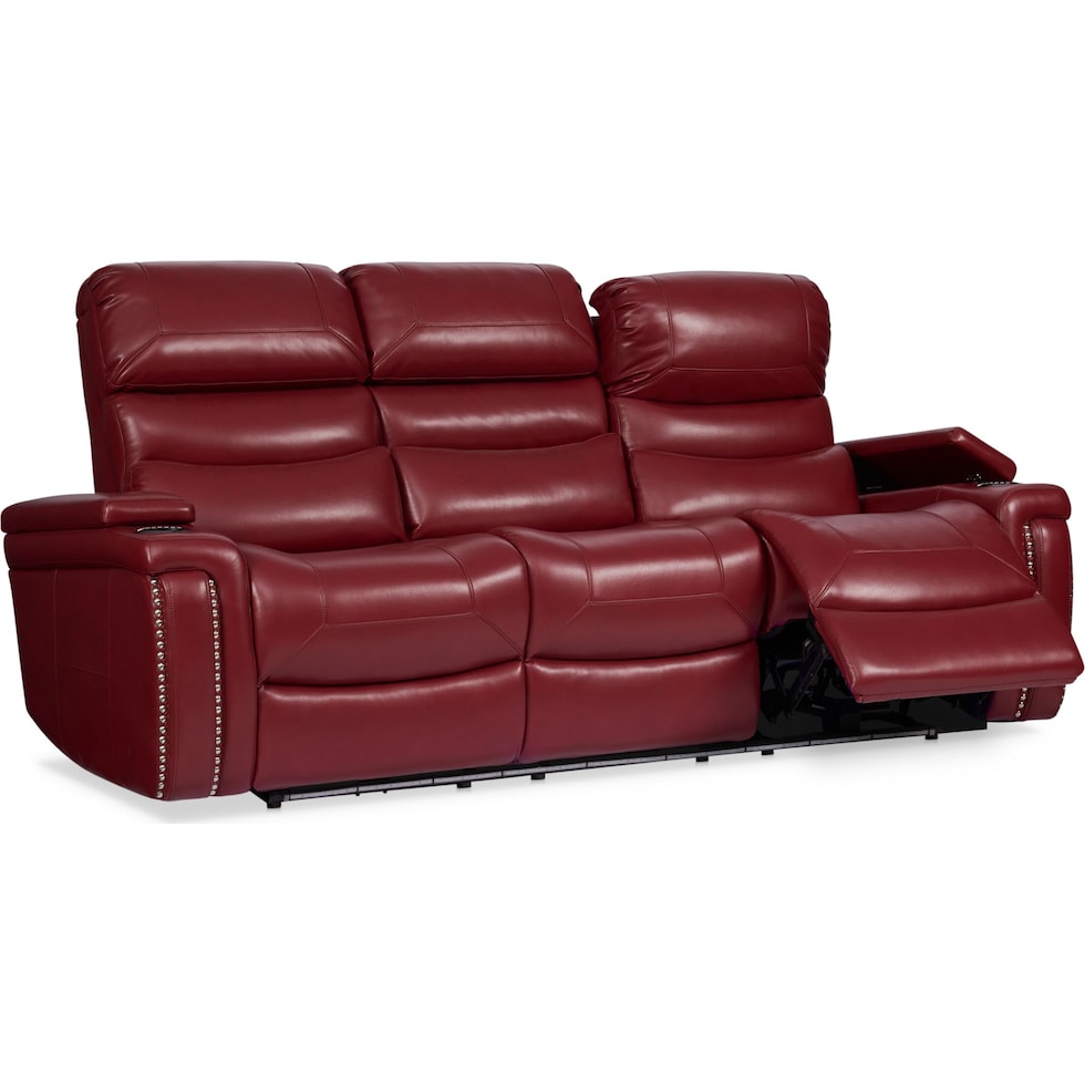 jackson red sofa   