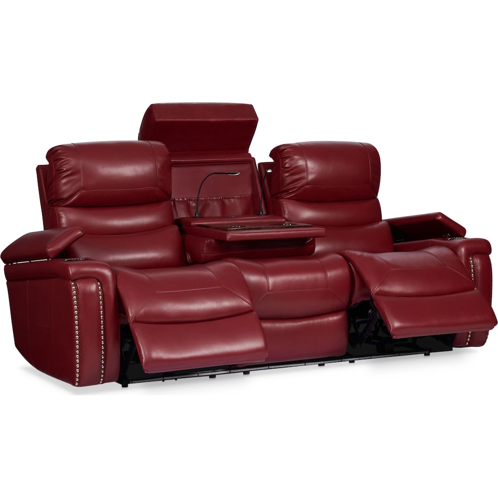 jackson red sofa   