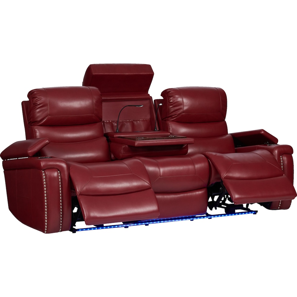 jackson red sofa   