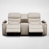jackson white loveseat   