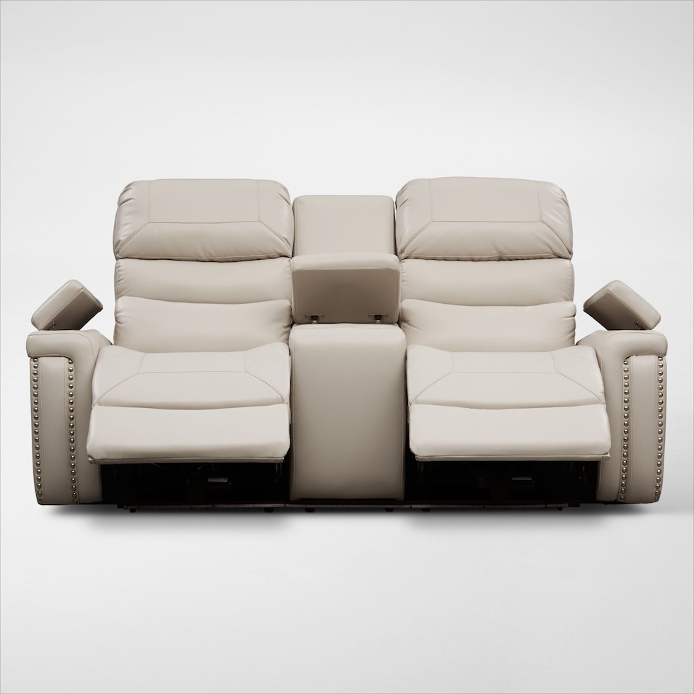 jackson white loveseat   