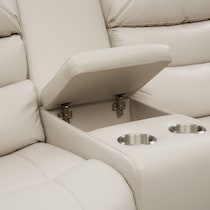 jackson white loveseat   